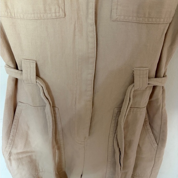 Stylish Tan Jumpsuit - Picture 4 of 14